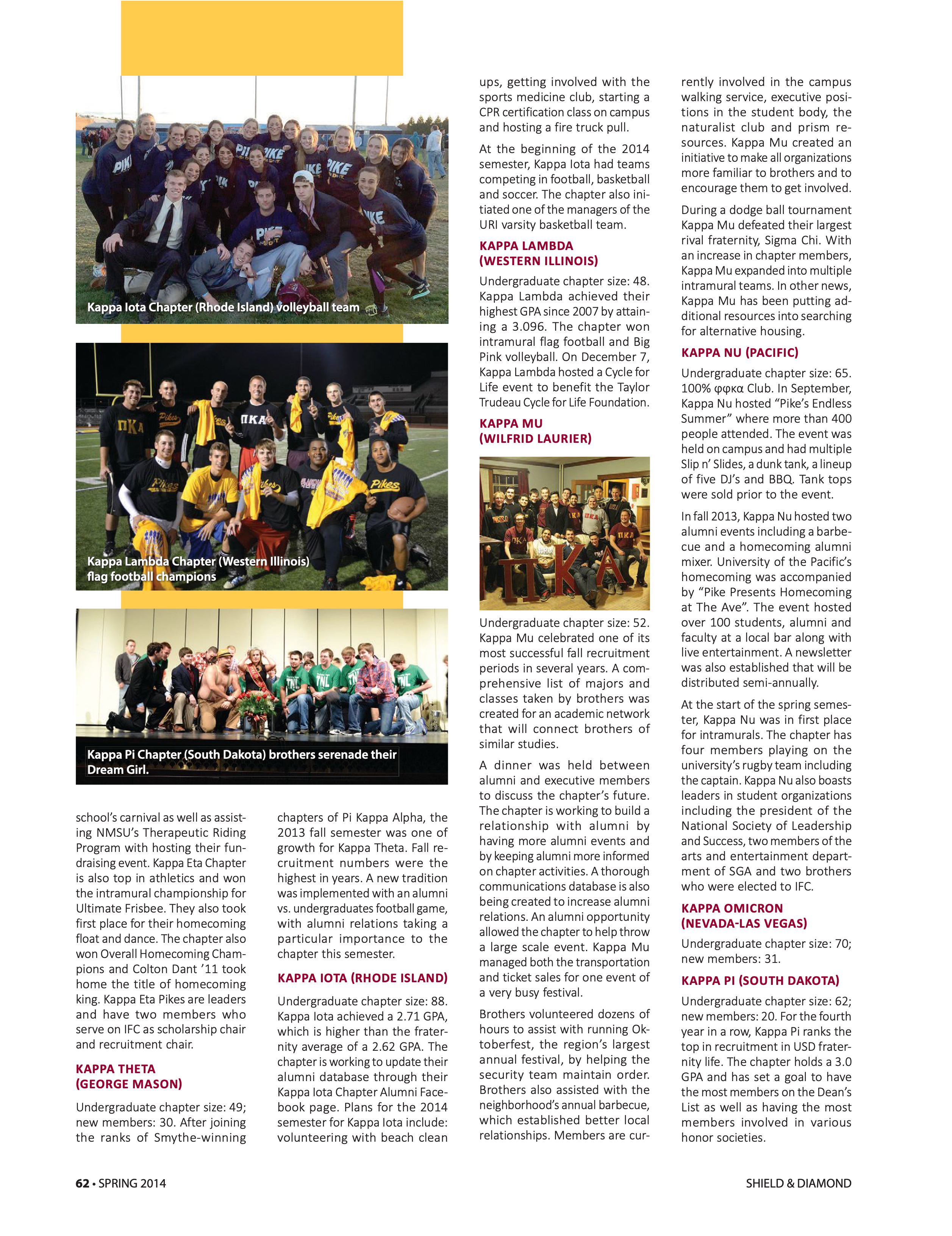 Chapter Notes, Continued 4, Spring 2014